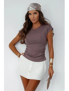 Dámská halenka model 21470039 Mocca hnědá - LaBalancia