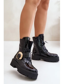 Šnurovací vyšší model 201002 Krok v štýle