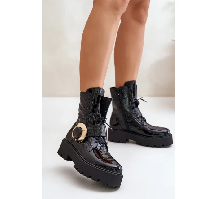 Šnurovací vyšší model 201002 Krok v štýle Šnurovací vyšší model 201002 Krok v štýle