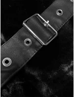 Černá dámská kožešinová bunda model 21247149 - J.STYLE