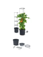 KVETINÁČ NA SADENIE PARADAJOK S REBRÍKOM S OBJEMOM 12 L