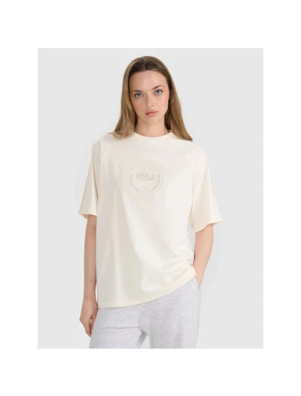 Dámské tričko oversize s potiskem model 21816631 - 4F Dámské tričko oversize s potiskem model 21816631 - 4F