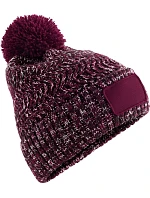 Beechfield B 331 Pletená čepice s bambulí "Ramble Patch" 53.0331 burgundy twist Beechfield B 331 Pletená čepice s bambulí "Ramble Patch" 53.0331 burgundy twist
