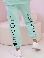 Bavlnená súprava s mätovou potlačou