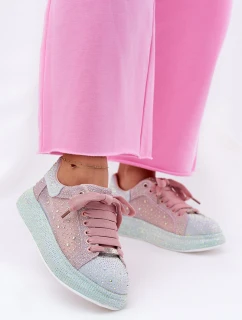 Zdobione Sneakersy Na Platformie GOE RR2N4009 Multikolor