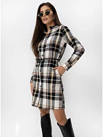 Šaty D71720W30374A2EN, černé a béžové Šaty D71720W30374A2EN, černé a béžové
