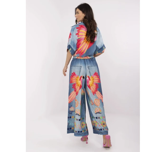 Kalhoty DHJ SP modrá model 21003843 - FPrice Kalhoty DHJ SP modrá model 21003843 - FPrice