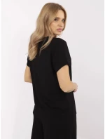 Blúzka RV BZ A616.01P čierna Blúzka RV BZ A616.01P čierna