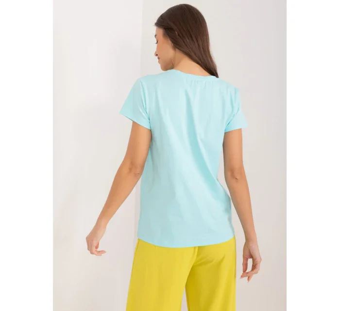 T shirt RV TS model 19768838 mietowy - FPrice T shirt RV TS model 19768838 mietowy - FPrice