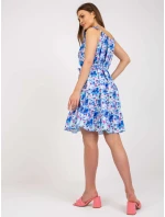 Šaty WN SK 0806 3.22 biele a modré Šaty WN SK 0806 3.22 biele a modré