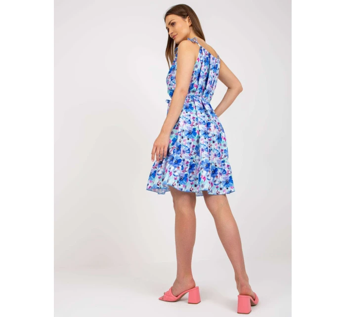 Šaty WN SK 0806 3.22 biele a modré Šaty WN SK 0806 3.22 biele a modré