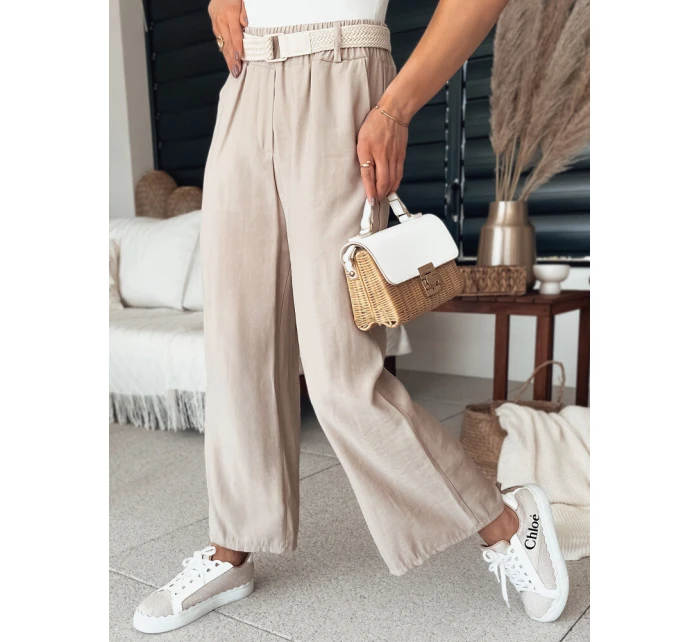 Dámské kalhoty světle hnědé Dstreet model 21977047 - FashionStreet