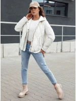 Dámská zimní bunda bílá Dstreet model 21979194 - FashionStreet Dámská zimní bunda bílá Dstreet model 21979194 - FashionStreet