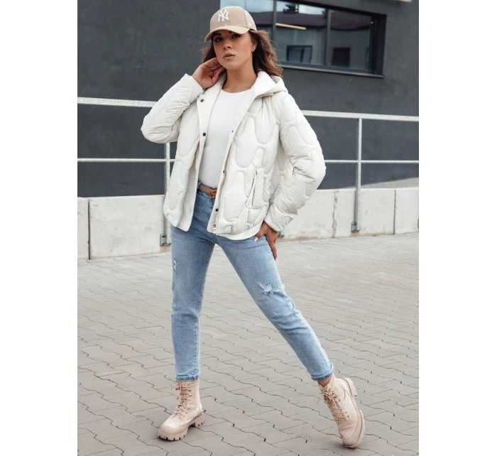 Dámská zimní bunda bílá Dstreet model 21979194 - FashionStreet Dámská zimní bunda bílá Dstreet model 21979194 - FashionStreet