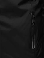 Pánská zimní bunda s kapucí černá model 21995627 - Dstreet