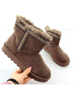 Dámske semišové hnedé snehové topánky Potocki 06303 Dámske semišové hnedé snehové topánky Potocki 06303