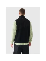 Pánske tričko bez rukávov so stojačikom 4F 4FRAW24TVESM172-20S