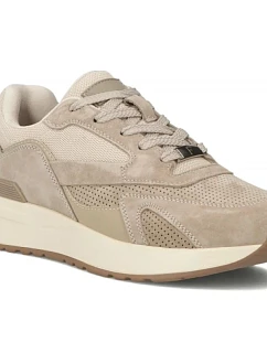 Filippo béžové semišové kožené čižmy DP7728/26