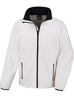Result R 231M Pánská 2-vrstvá softshell bunda "Printable" 30.231M white/black Result R 231M Pánská 2-vrstvá softshell bunda "Printable" 30.231M white/black