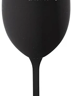 ...FINALLY - čierny pohár na víno 350 ml