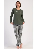 Dámské pyžamo dlouhé model 21154984 - Vienetta Dámské pyžamo dlouhé model 21154984 - Vienetta