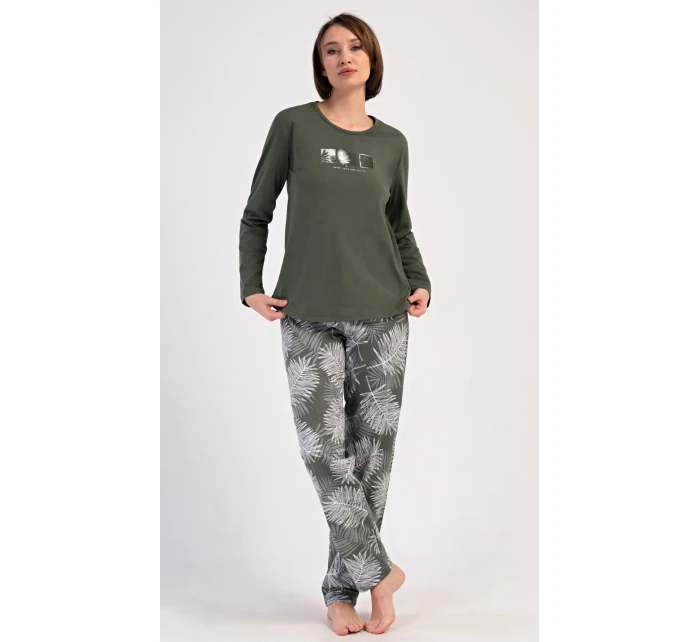 Dámské pyžamo dlouhé model 21154984 - Vienetta Dámské pyžamo dlouhé model 21154984 - Vienetta