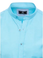 Pánské modré tričko s krátkým rukávem Dstreet model 21969070 - FashionStreet