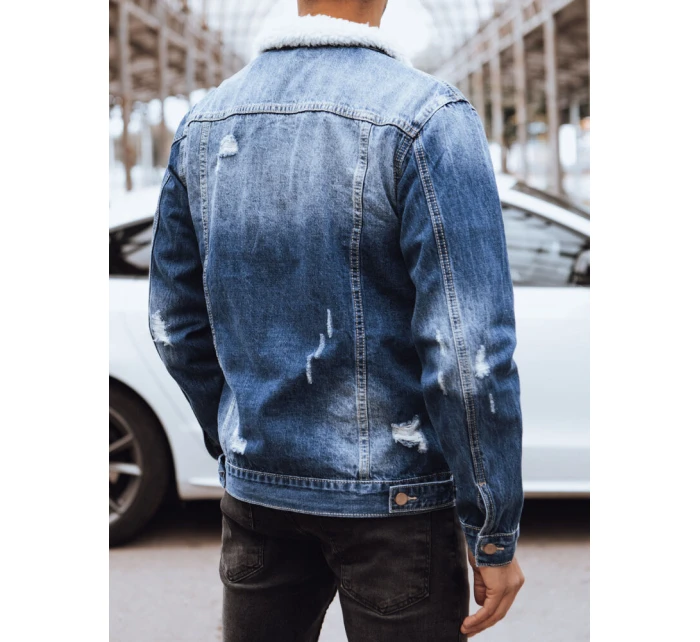 Pánska modrá džínsová bunda FashionStreet TX4580