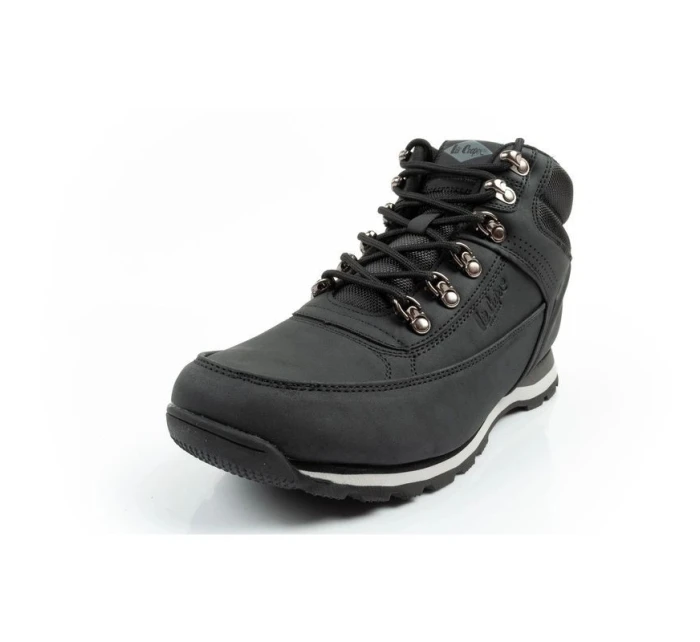 Lee Cooper pánská zimní trekingová kotníková obuv černá