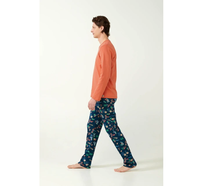 Vamp - Pánske pyžamo s potlačou 21611 - Vamp Vamp - Pánske pyžamo s potlačou 21611 - Vamp