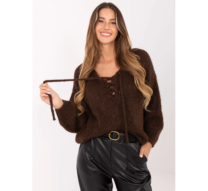 Jumper MI SW 0919.18 hnedý