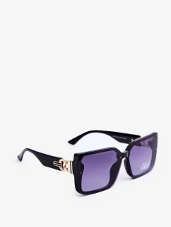 Dámske štvorcové slnečné okuliare UV400 čierne