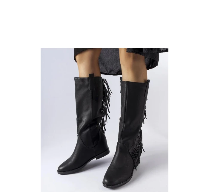 Čižmy na klinovom podpätku model 204769 Solea Čižmy na klinovom podpätku model 204769 Solea