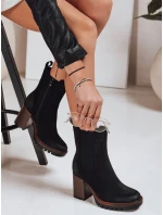 Dámské semišové kozačky černé Dstreet model 21994994 - FashionStreet Dámské semišové kozačky černé Dstreet model 21994994 - FashionStreet