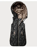 Dámska ľahká vesta so zlatým zipsom Goodlookin black (B8586/B8587-1) Dámska ľahká vesta so zlatým zipsom Goodlookin black (B8586/B8587-1)