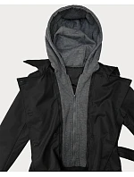 z kapturem czarny model 22037958 - HONEY WINTER