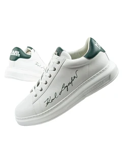 Karl Lagerfeld pánske tenisky Kapri z prírodnej kože biele