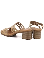 Dámske sandále na mieru béžové Sabatina