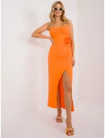 Sukienka DHJ SK model 19926568 pomarańczowy - FPrice