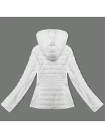 Dámska bunda z lepenej tkaniny J Style biela (16M9225-281)