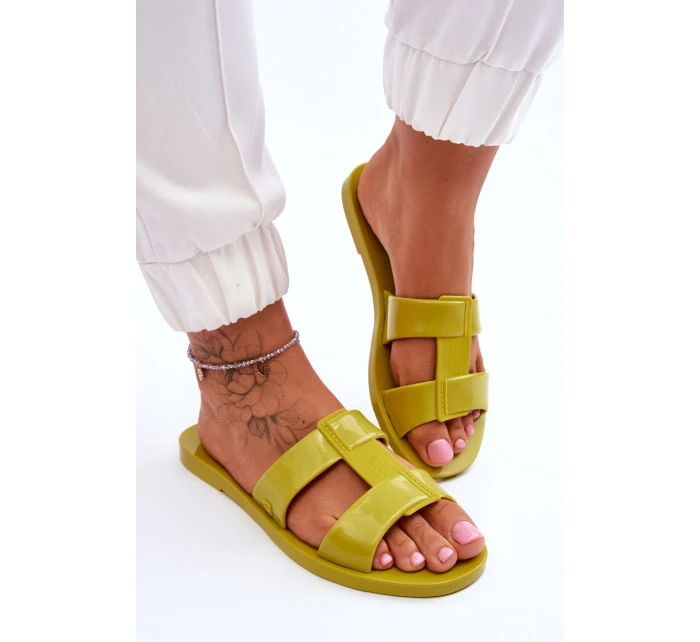 Módní pantofle  zelená model 21615460 - Zaxy