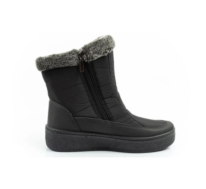 Easy Way zimní boty sněhule dámské zateplené módní zip dámské
