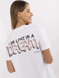 Tričko D12022AC02705A biele a ružové