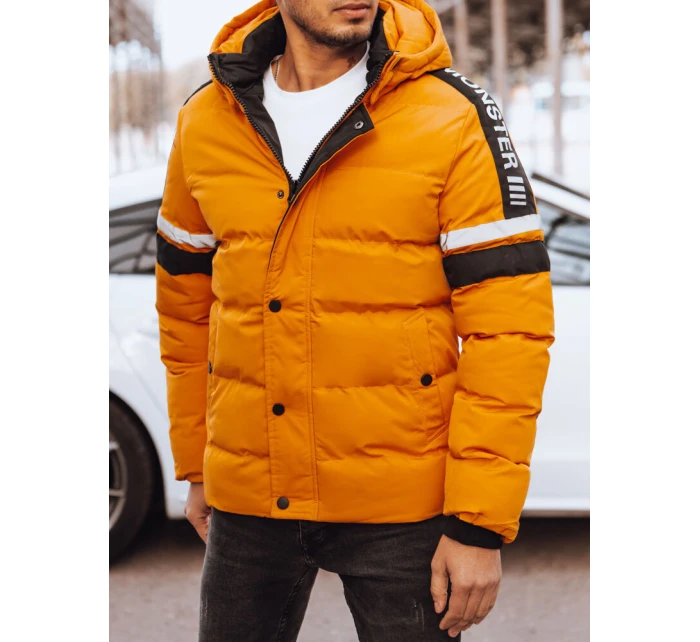 Pánská prošívaná zimní bunda žlutá Dstreet model 21971572 - FashionStreet