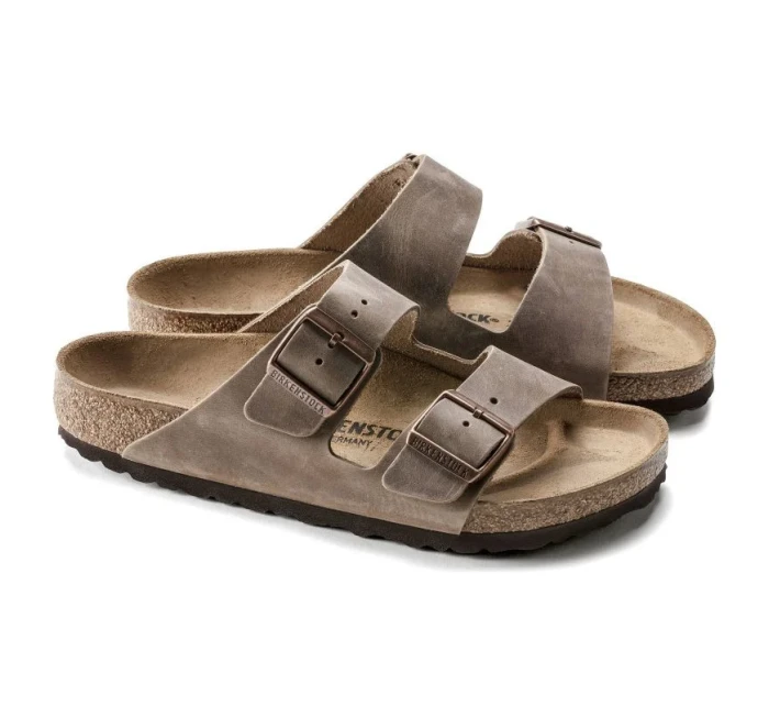 Arizona Brown hnědé žabky regular wide model 20693696 - Birkenstock