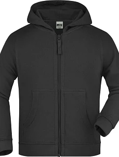JN Dětská mikina s kapucí 02.0 black model 22530406 - Daiber