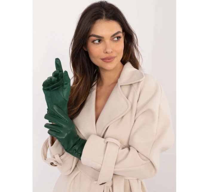 Rukavice AT RK model 20591937 tmavě zelené - FPrice