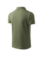 Pánska polokošeľa Pique khaki