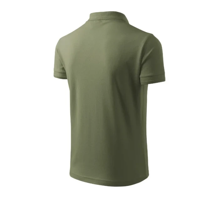 Pánska polokošeľa Pique khaki