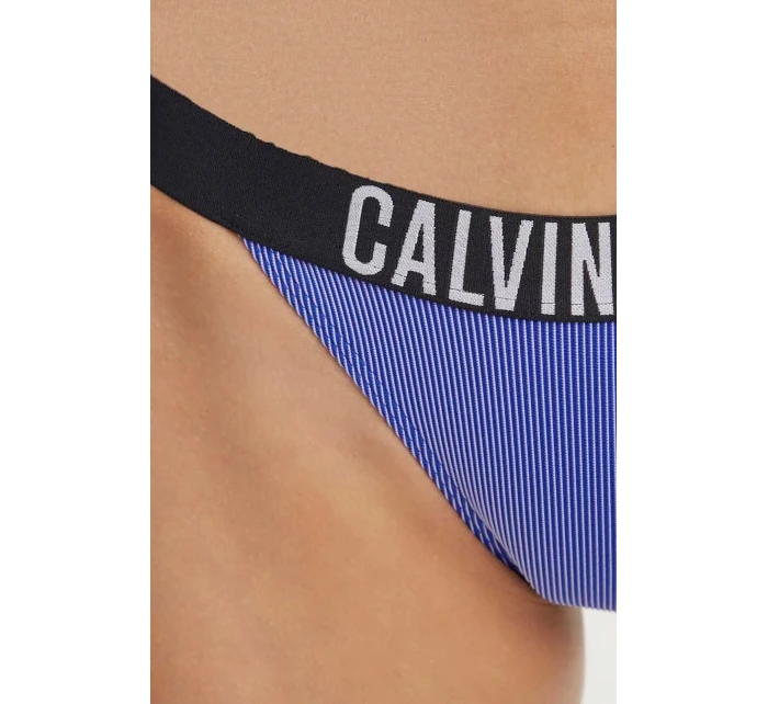 Dámske plavkové nohavičky KW0KW02611 C86 Blue - Calvin Klein Dámske plavkové nohavičky KW0KW02611 C86 Blue - Calvin Klein